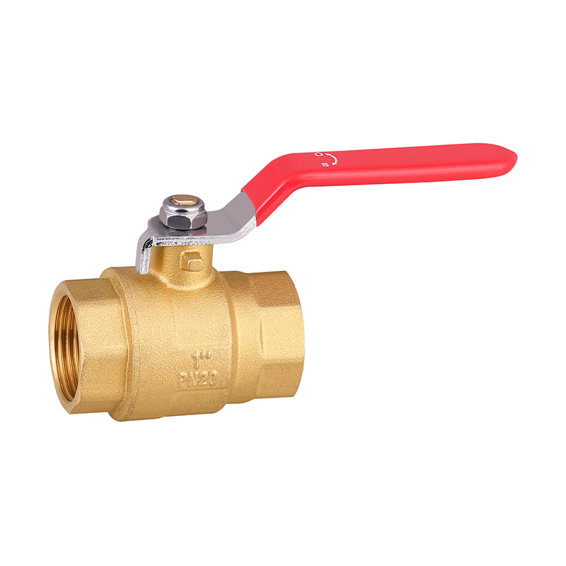 GH-1002 Valve de billes de filetage à port complet en laiton x femelle