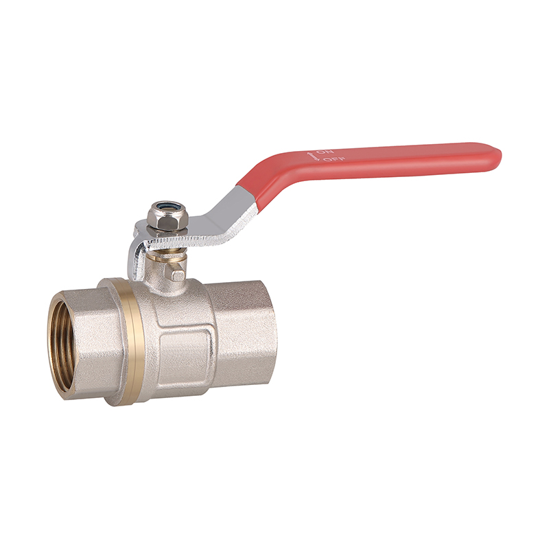 GH-1004 Valve de billes en laiton FXF Nickel plaqué