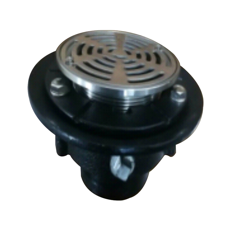 GH-6025 Doudeur de douche réglable en fonte en fonte avec grille et passoire en laiton ronde