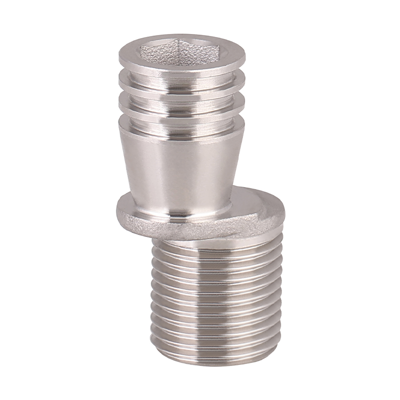 GH-7012 Coin incurvé en acier inoxydable pour connecteur de rack de rangement