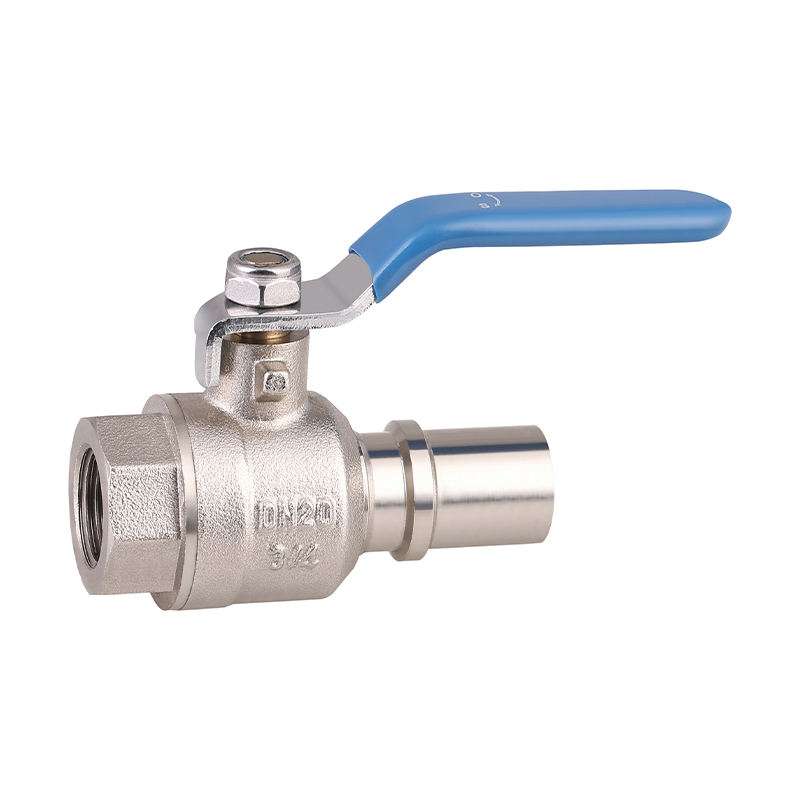 GH-1008 Valve à billes en laiton femelle x presse