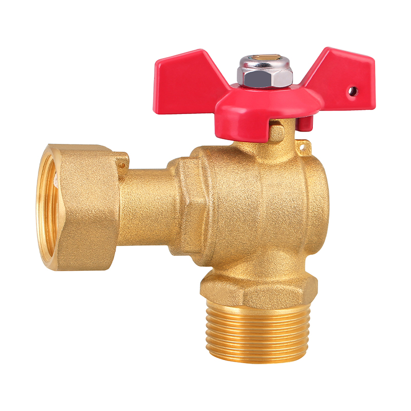 Valve à billes d'angle en laiton GH-1011 avec pivot