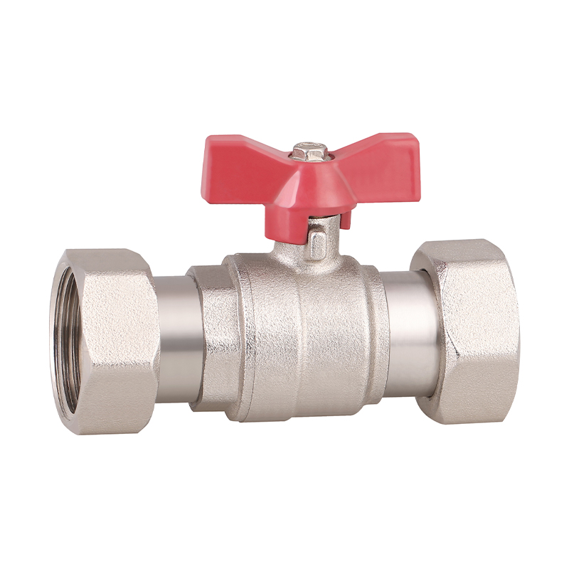 GH-1016 Double pivot de soupape de boule en laiton