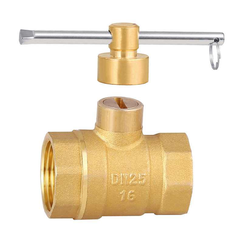 GH-1023 Valve à billes de verrouillage magnétique en laiton