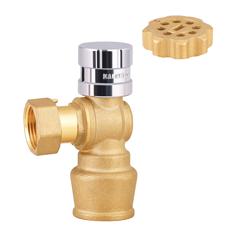 GH-1029 Handle de poignée en aluminium Valve à billes à angle verrouillable pour le paquet d'eau