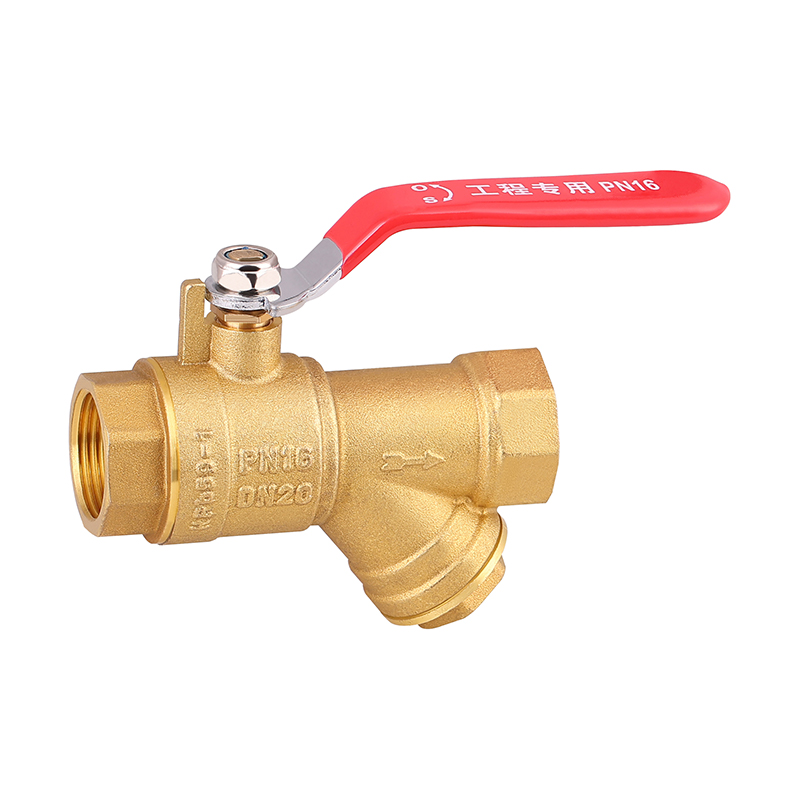 GH-1033 Valve de billes de filtre en laiton Y de type Y