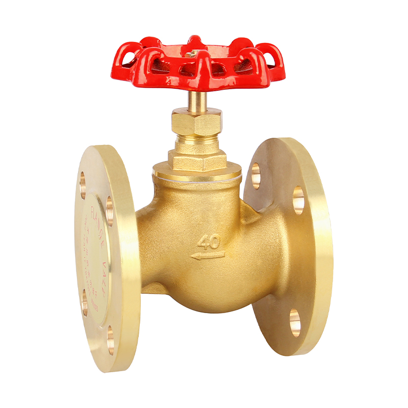 Valve d'arrêt de la bride en laiton GH-3006