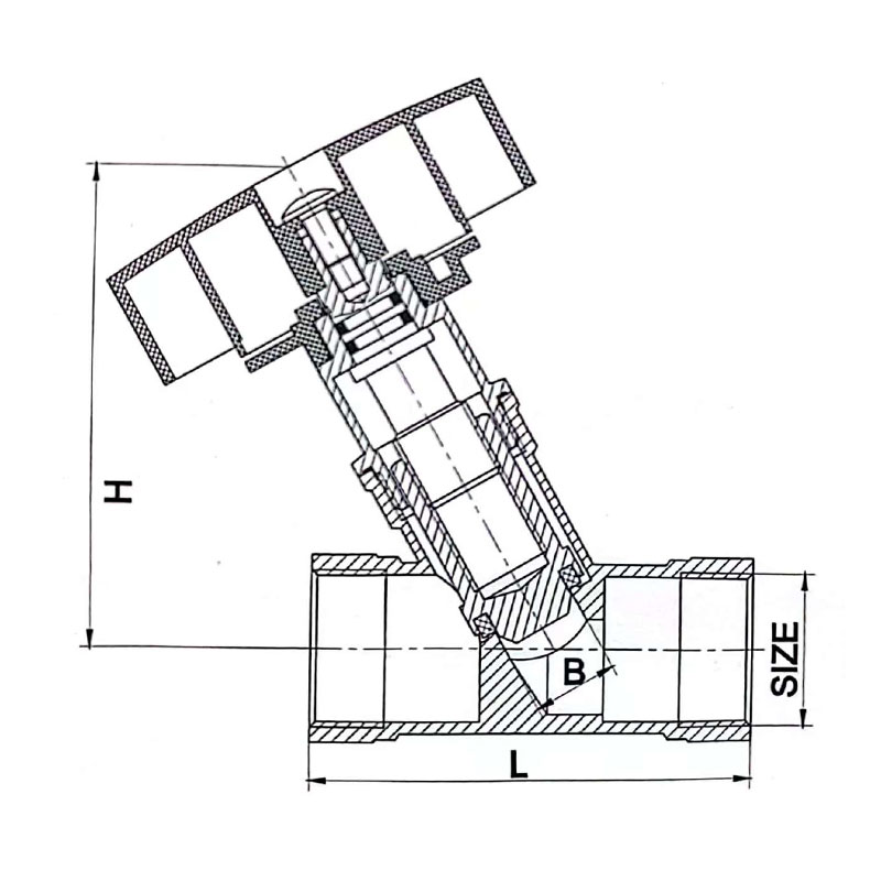 GH-5006 Valve d'équilibrage en laiton